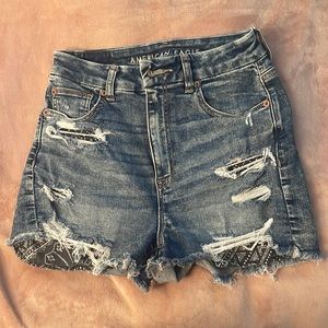 American eagle jean shorts